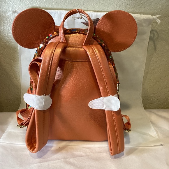 Peach Punch Sequin Minnie Loungefly SET - Picture 5 of 7